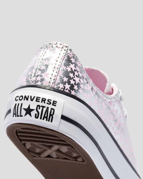 Converse Chuck Taylor All Star Shes A Star Düz Taban Ayakkabı Pembe Gümüş | CV-184SEU