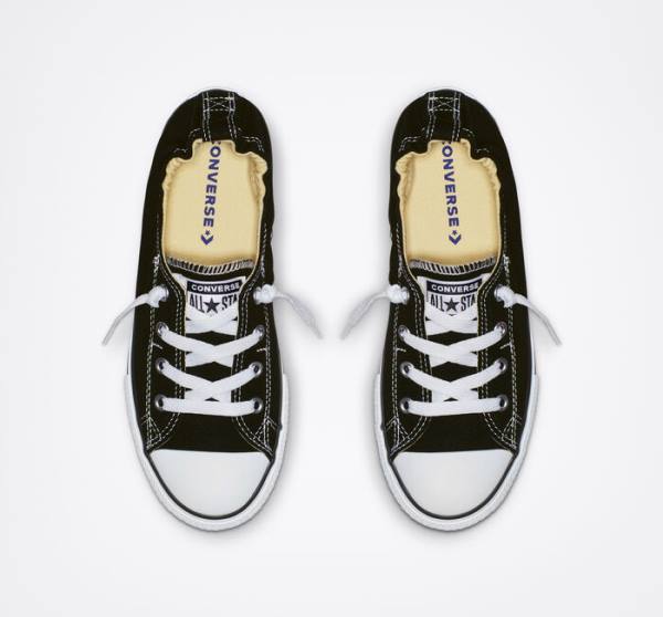 Converse Chuck Taylor All Star Shoreline Slip Düz Taban Ayakkabı Siyah | CV-128HUB