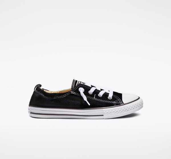 Converse Chuck Taylor All Star Shoreline Slip Düz Taban Ayakkabı Siyah | CV-128HUB