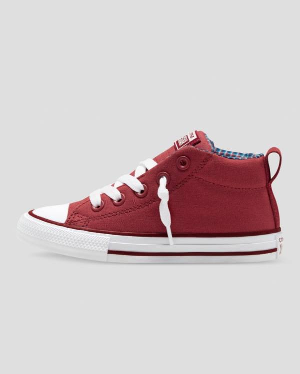 Converse Chuck Taylor All Star Sokak Plaid Yüksek Taban Ayakkabı Kırmızı | CV-864MWU