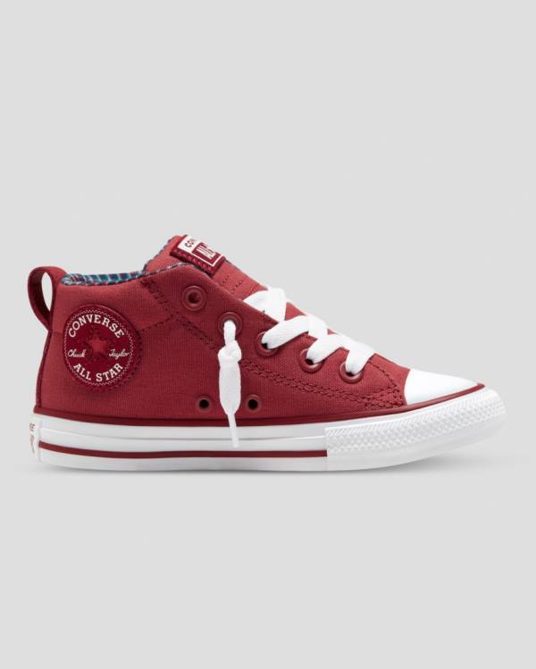 Converse Chuck Taylor All Star Sokak Plaid Yüksek Taban Ayakkabı Kırmızı | CV-864MWU