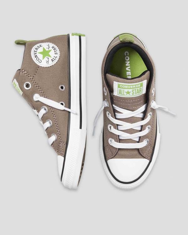 Converse Chuck Taylor All Star Sokak Yüksek Taban Ayakkabı Kahverengi | CV-057ZGJ