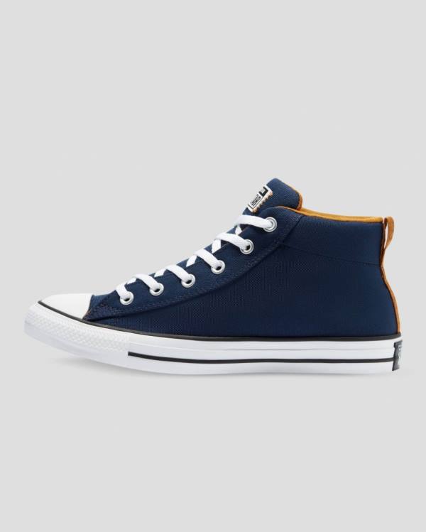 Converse Chuck Taylor All Star Sokak Yüksek Taban Ayakkabı Mavi | CV-902ENF