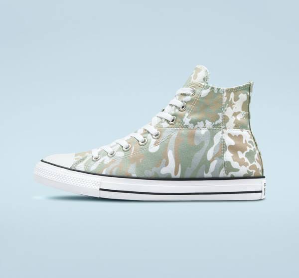 Converse Chuck Taylor All Star Split Panel Camo Yüksek Taban Ayakkabı Kahverengi | CV-842MHA