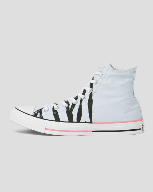 Converse Chuck Taylor All Star Sun Blocked Icon Print Yüksek Taban Ayakkabı Mavi | CV-603MDJ