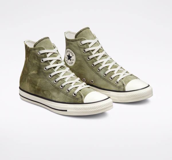 Converse Chuck Taylor All Star Washed Kanvas Yüksek Taban Ayakkabı Açık | CV-275MOI