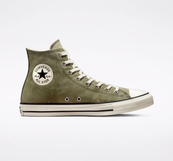 Converse Chuck Taylor All Star Washed Kanvas Yüksek Taban Ayakkabı Açık | CV-275MOI