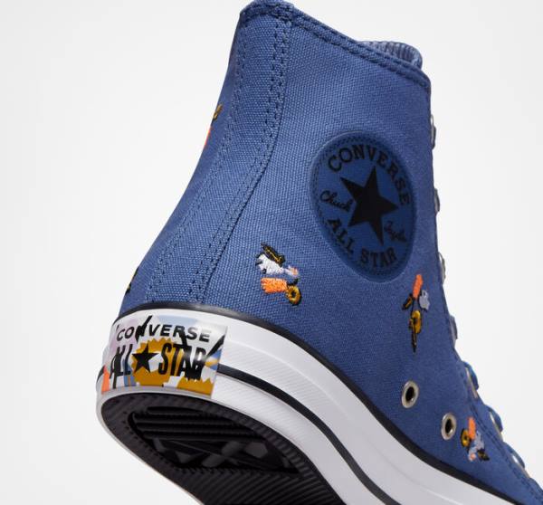 Converse Chuck Taylor All Star We Are Stronger Together Yüksek Taban Ayakkabı Mavi Indigo | CV-387VES