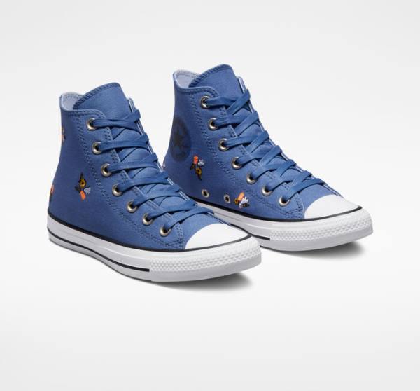 Converse Chuck Taylor All Star We Are Stronger Together Yüksek Taban Ayakkabı Mavi Indigo | CV-387VES