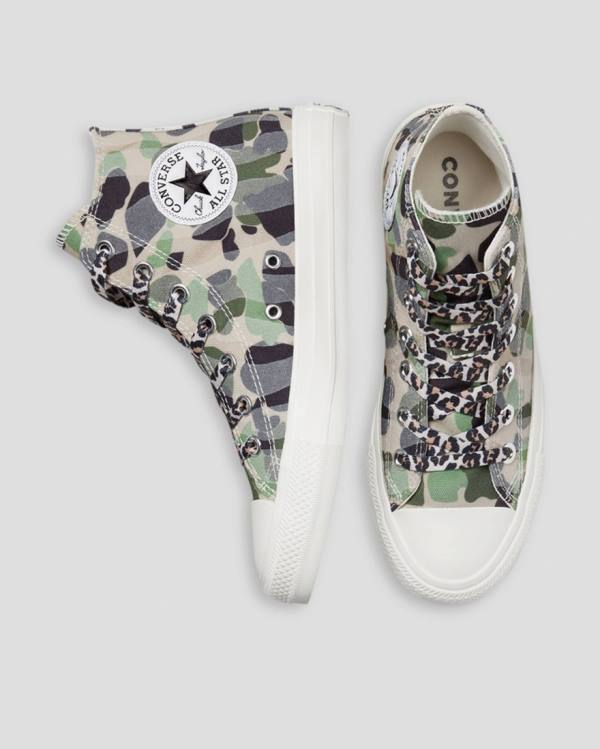 Converse Chuck Taylor Archive Print Yüksek Taban Ayakkabı Camo | CV-692DMQ