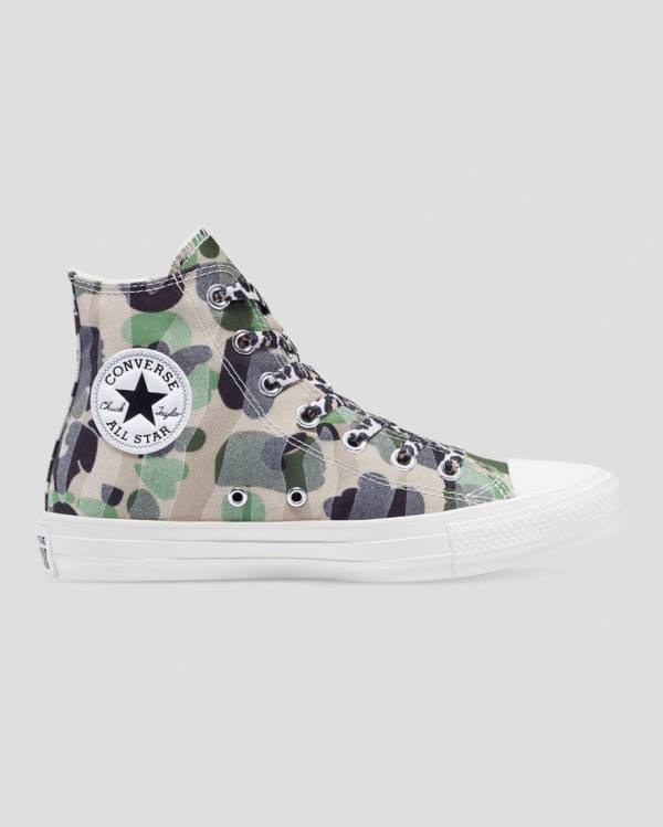 Converse Chuck Taylor Archive Print Yüksek Taban Ayakkabı Camo | CV-692DMQ