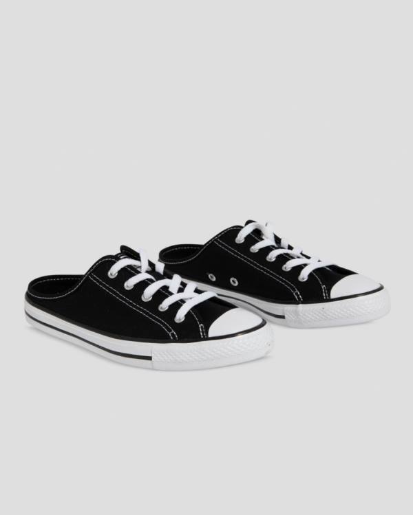 Converse Chuck Taylor Dainty Mule Slip Düz Taban Ayakkabı Siyah | CV-264HEU