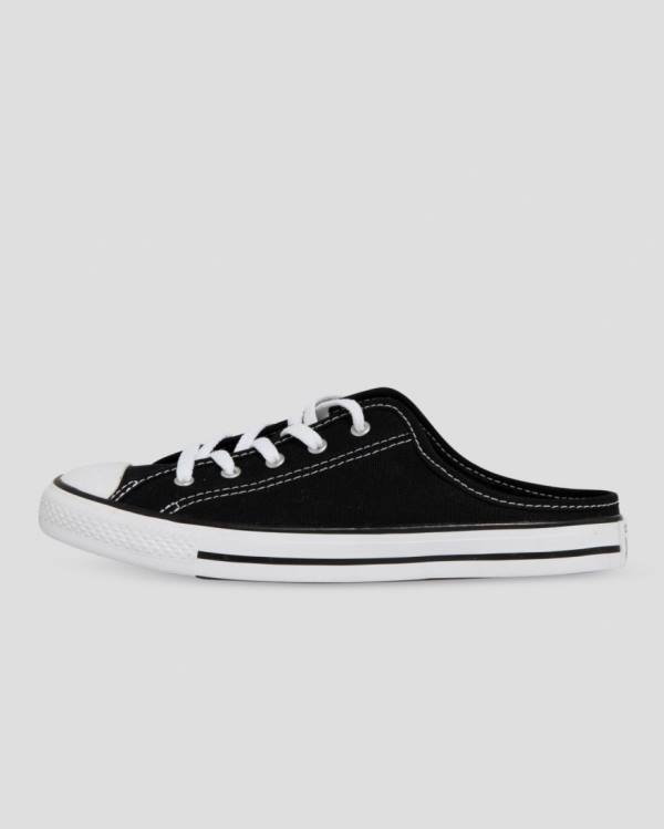 Converse Chuck Taylor Dainty Mule Slip Düz Taban Ayakkabı Siyah | CV-264HEU