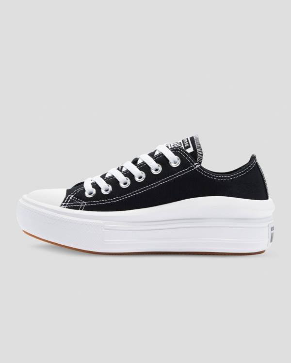 Converse Chuck Taylor Move Platform Düz Taban Ayakkabı Siyah | CV-358WPV