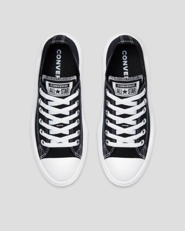 Converse Chuck Taylor Move Platform Düz Taban Ayakkabı Siyah | CV-358WPV