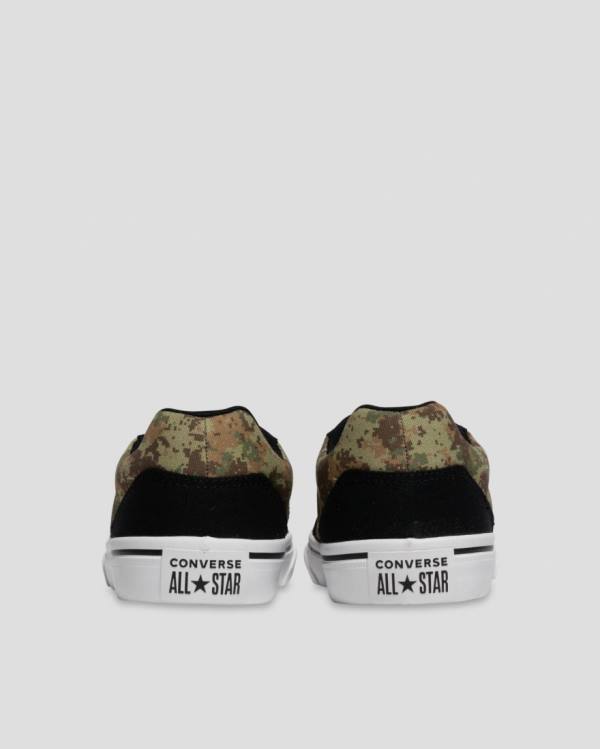 Converse El Distrito Mix And Match Düz Taban Ayakkabı Siyah Camo | CV-283DXR