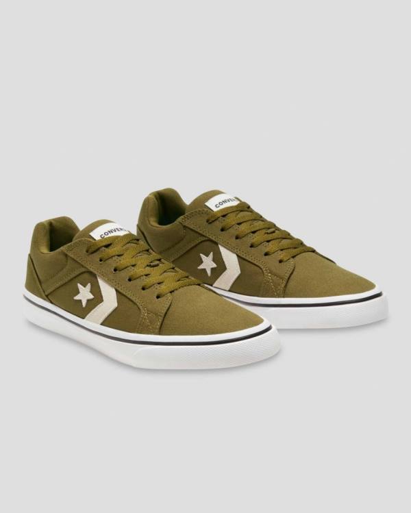 Converse El Distrito Mix And Match Düz Taban Ayakkabı Zeytin Yeşili | CV-394DCT