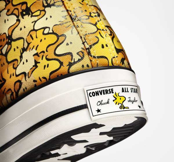 Converse Peanuts Chuck 70 Yüksek Taban Ayakkabı Sarı Altın | CV-873YPU