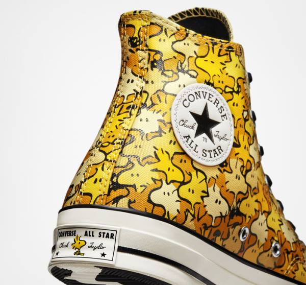 Converse Peanuts Chuck 70 Yüksek Taban Ayakkabı Sarı Altın | CV-873YPU