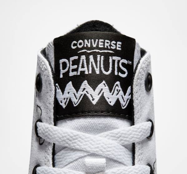 Converse Peanuts Chuck Taylor All Star Yüksek Taban Ayakkabı Beyaz Siyah Kırmızı | CV-591HMT