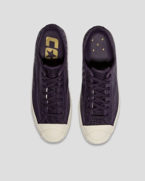 Converse Pop Trading Co Jack Purcell Pro Düz Taban Ayakkabı Mor Siyah | CV-213ZJP