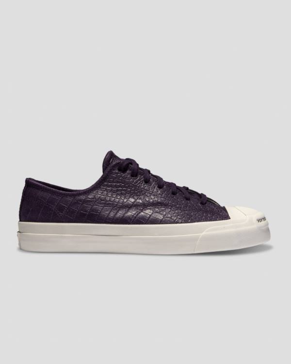 Converse Pop Trading Co Jack Purcell Pro Düz Taban Ayakkabı Mor Siyah | CV-213ZJP