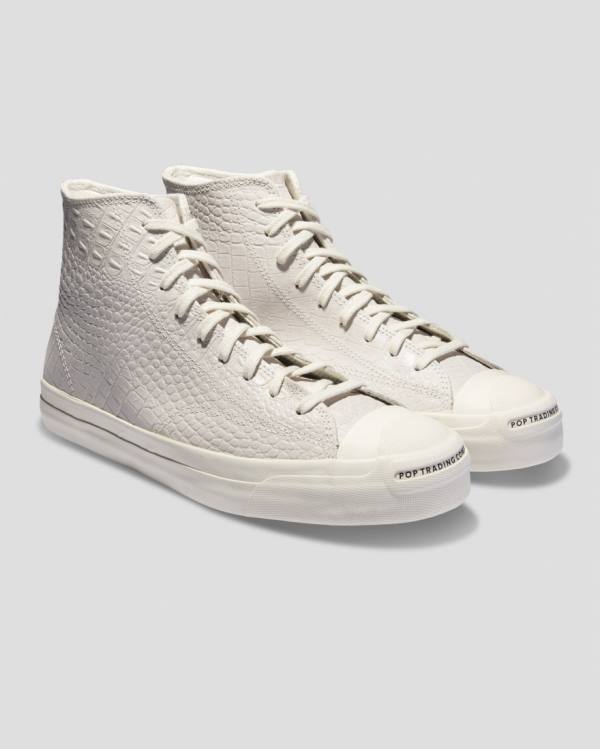 Converse Pop Trading Co Jack Purcell Pro Yüksek Taban Ayakkabı Bej Rengi | CV-394AHE