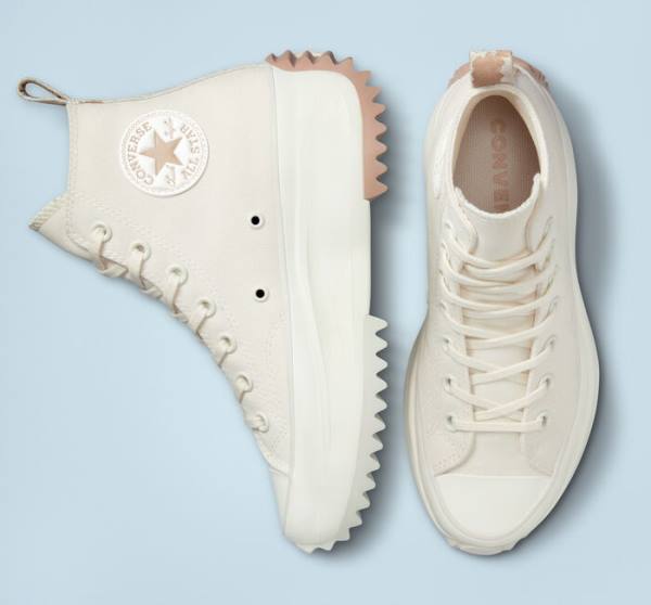 Converse Run Star Hike Platform Crafted Kanvas Yüksek Taban Ayakkabı Kahverengi | CV-905UDR