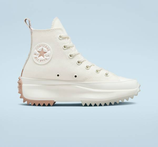 Converse Run Star Hike Platform Crafted Kanvas Yüksek Taban Ayakkabı Kahverengi | CV-905UDR