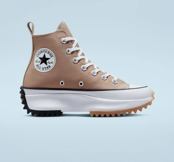 Converse Run Star Hike Platform Seasonal Color Yüksek Taban Ayakkabı Siyah Beyaz | CV-320VXD