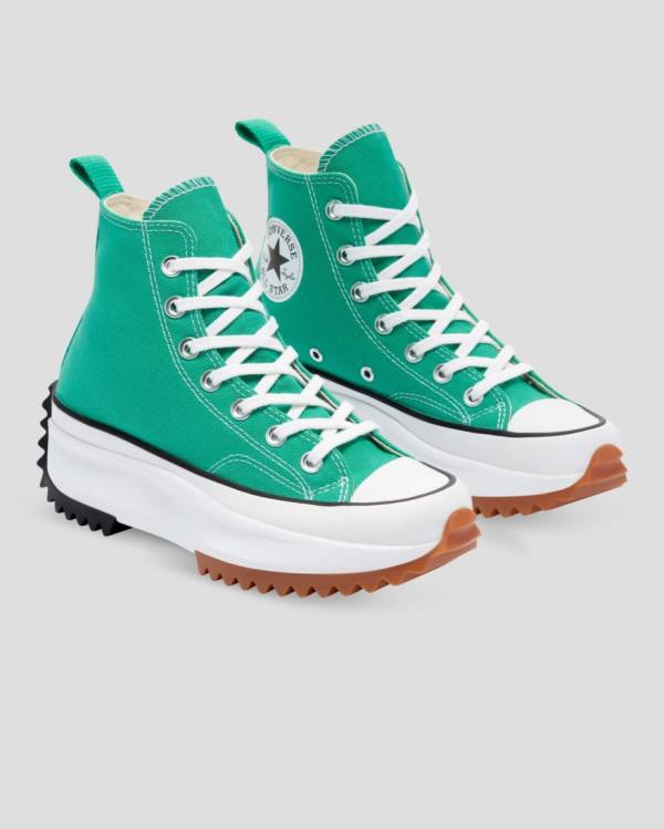 Converse Run Star Hike Seasonal Colour Yüksek Taban Ayakkabı Yeşil | CV-890REW