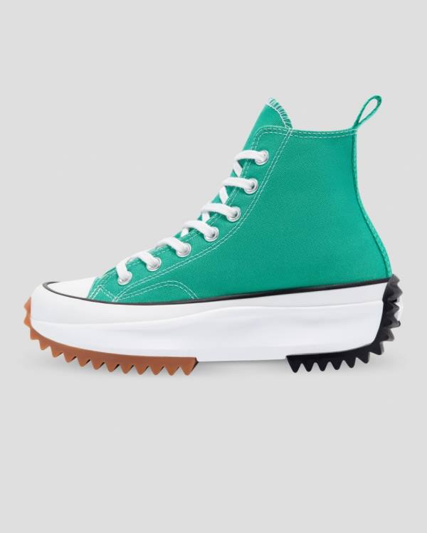 Converse Run Star Hike Seasonal Colour Yüksek Taban Ayakkabı Yeşil | CV-890REW