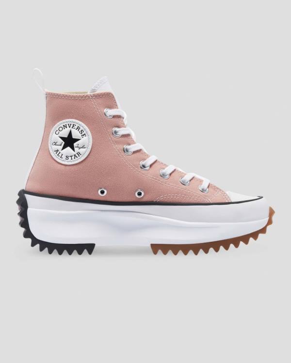 Converse Run Star Hike Three Yüksek Taban Ayakkabı Pembe | CV-729BDJ