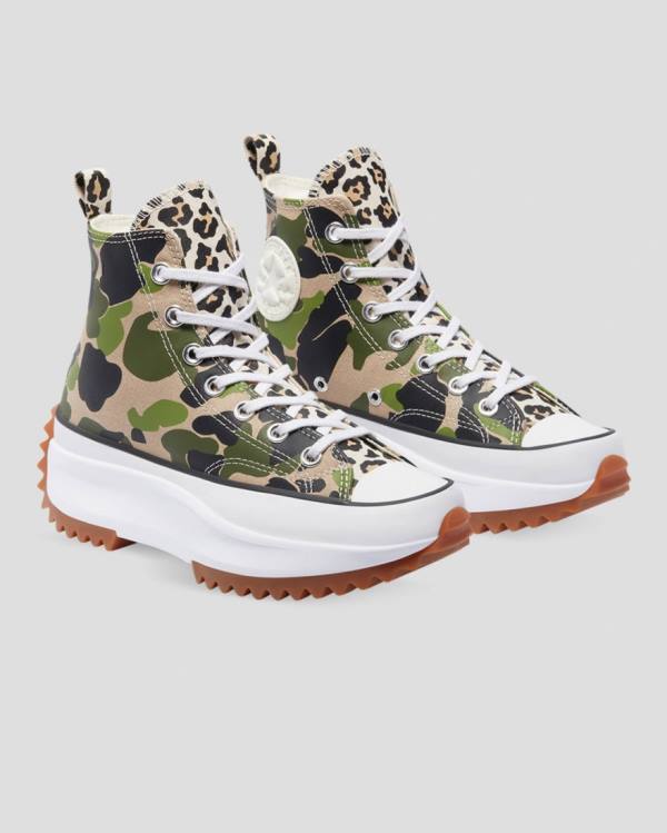 Converse Run Star Hike Wild Archive Yüksek Taban Ayakkabı Camo | CV-167UTG