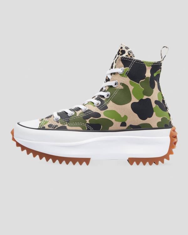 Converse Run Star Hike Wild Archive Yüksek Taban Ayakkabı Camo | CV-167UTG