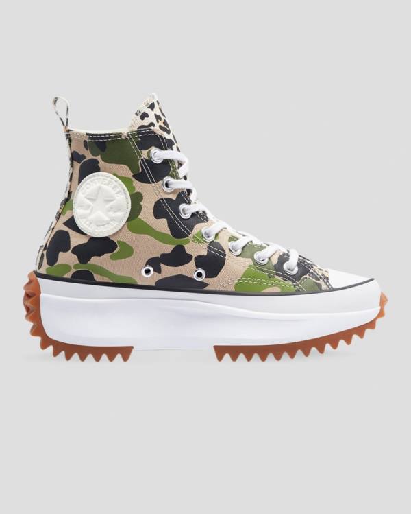 Converse Run Star Hike Wild Archive Yüksek Taban Ayakkabı Camo | CV-167UTG