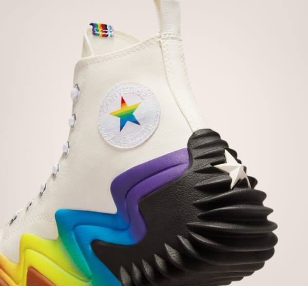 Converse Run Star Motion Platform Pride Yüksek Taban Ayakkabı Mor | CV-531CQN