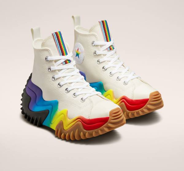 Converse Run Star Motion Platform Pride Yüksek Taban Ayakkabı Mor | CV-531CQN