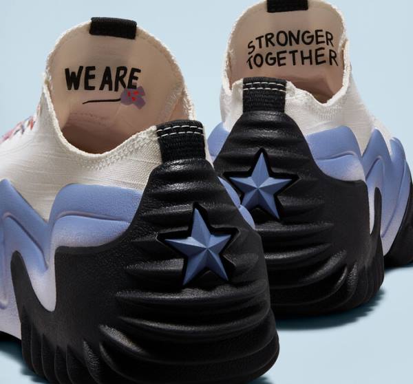 Converse Run Star Motion Platform We Are Stronger Together Düz Taban Ayakkabı Indigo Siyah | CV-364PZQ