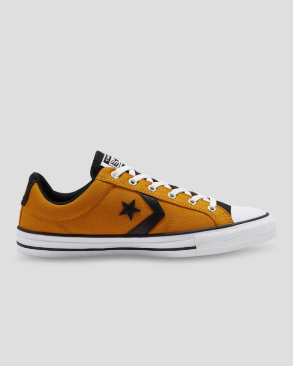 Converse Star Player Düz Taban Ayakkabı Sarı Siyah | CV-514CJK