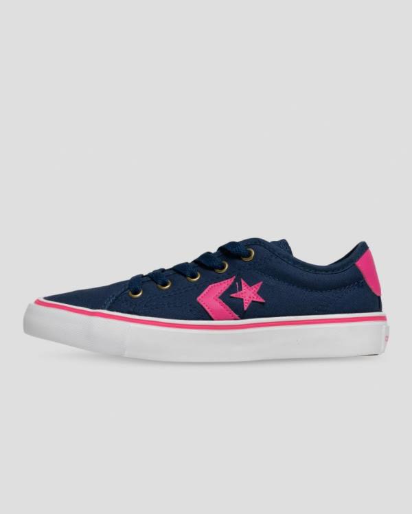 Converse Star Replay Düz Taban Ayakkabı Mavi Pembe | CV-643XPS