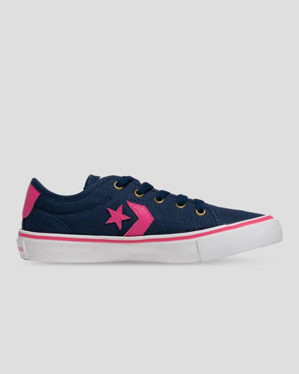 Converse Star Replay Düz Taban Ayakkabı Mavi Pembe | CV-643XPS