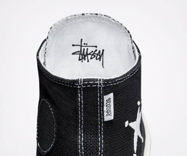 Converse Stussy Chuck 70 Yüksek Taban Ayakkabı Siyah Beyaz | CV-014HDR